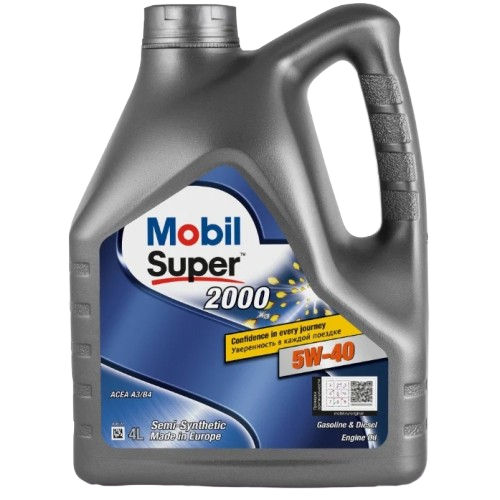 Моторное масло Mobil Super 2000 Х3 5W40, 4л